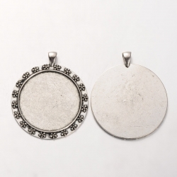Cabochon mit Gänseblümchenmuster, Anti..