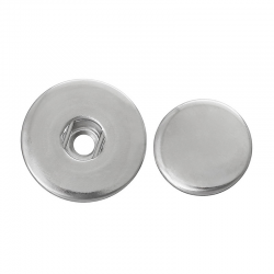 Aluminium Aufbahme für Druckknopf 19mm, 