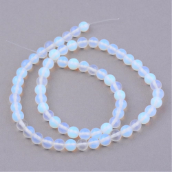 Strang Opalite Perlen, Rund, 6~6.5 mm,..