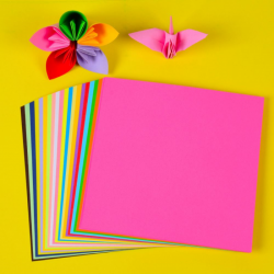 100 Blatt Faltpapier, 10 Farben, 7.87 mm breit,200 mm lang