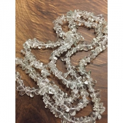 Natürliche Kristal Chips, 4-10x4-6x2-4mm, bohrung 1mm